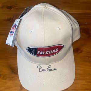 Authentic SIGNED Atlanta Falcons hat NFL Dan reeves Super Bowl 1972 super bowl